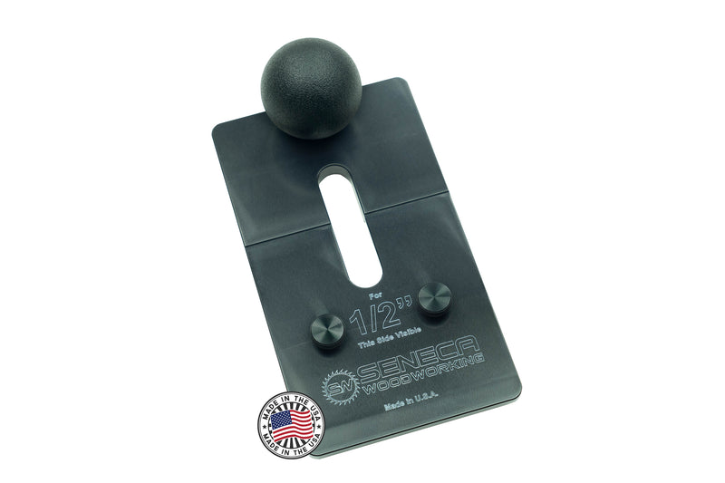 The Seneca Woodworking Domiplate™ is our best selling fence solution designed for the Festool Domino DF 500 mortising tool.