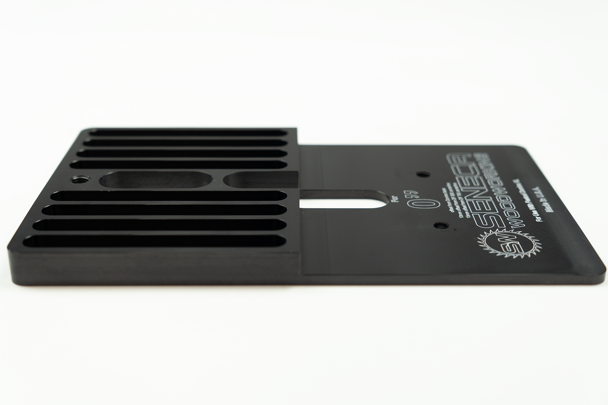 The Seneca Woodworking Domiplate XL™ is our best selling fence solution designed for the Festool Domino XL DF 700 mortising tool.