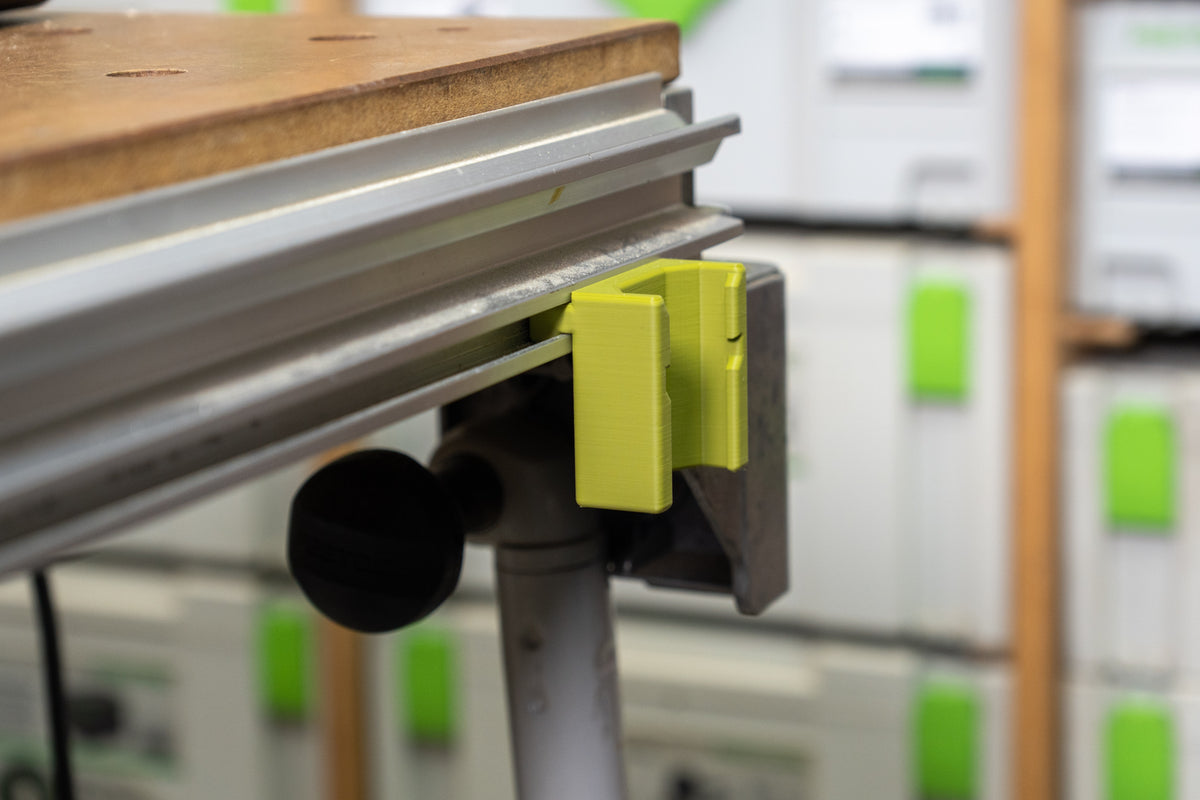 Workstation Battery Mount for Festool 18v Batteries on the MFT Table