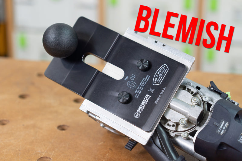 The Seneca Woodworking Domiplate™ is our best selling fence solution designed for the Festool Domino DF 500 mortising tool.