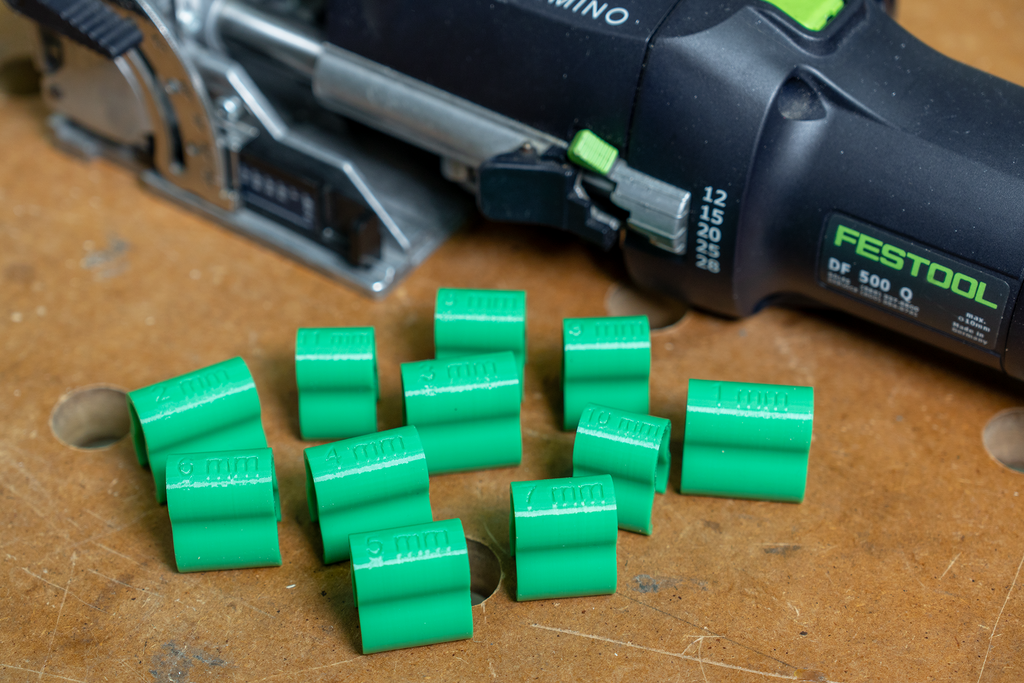 Mortise Depth Spacer for Domino DF500 – Seneca Woodworking Mortise Depth Spacer for Domino DF500 – Seneca Woodworking
