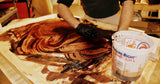 Walnut Bison Hand-Dyed Work Apron - The Riddering