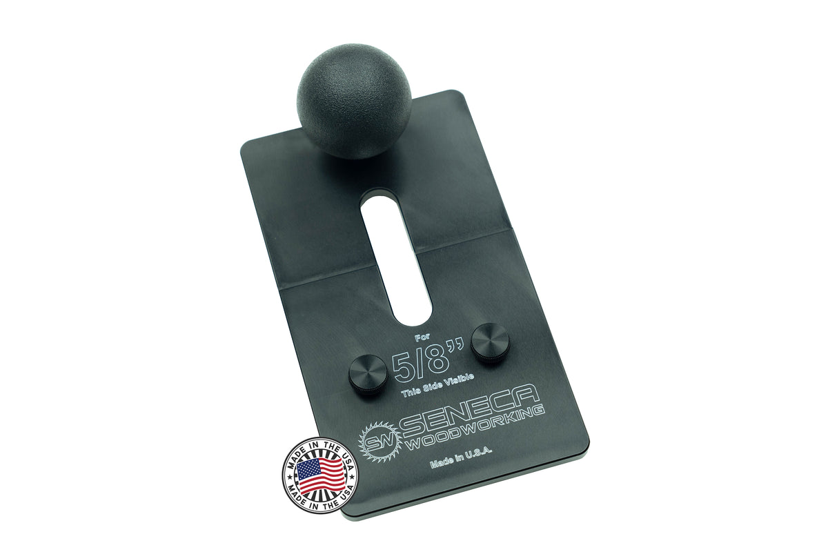 The Seneca Woodworking Domiplate™ is our best selling fence solution designed for the Festool Domino DF 500 mortising tool.