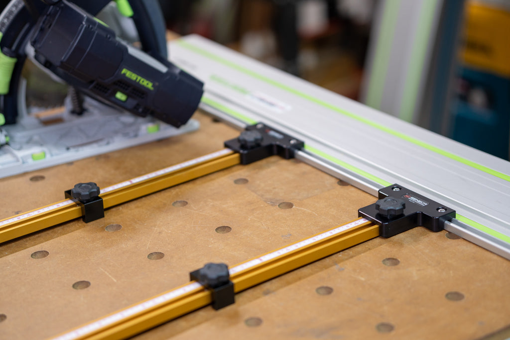 System for Festool and Makita Track Saw Guide Rail (Wit – Seneca Woodworking