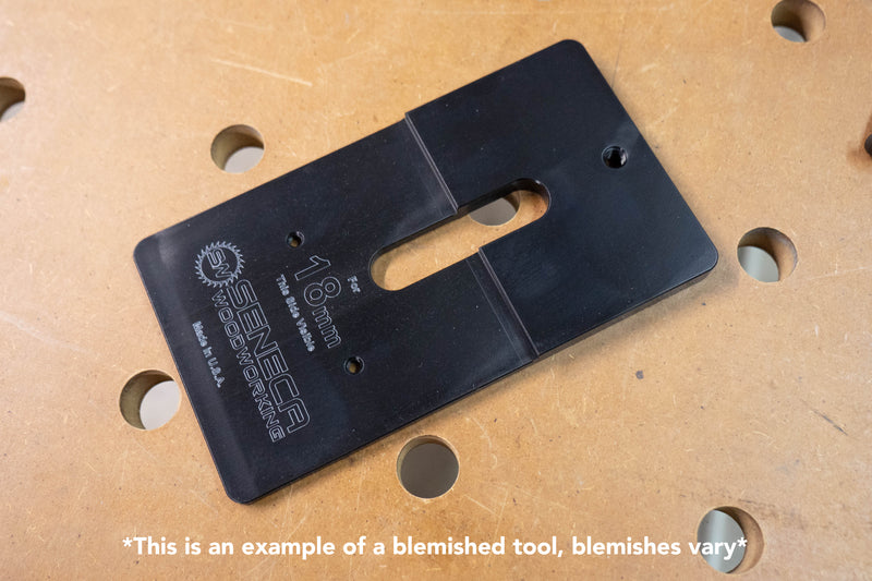 The Seneca Woodworking Domiplate™ is our best selling fence solution designed for the Festool Domino DF 500 mortising tool.